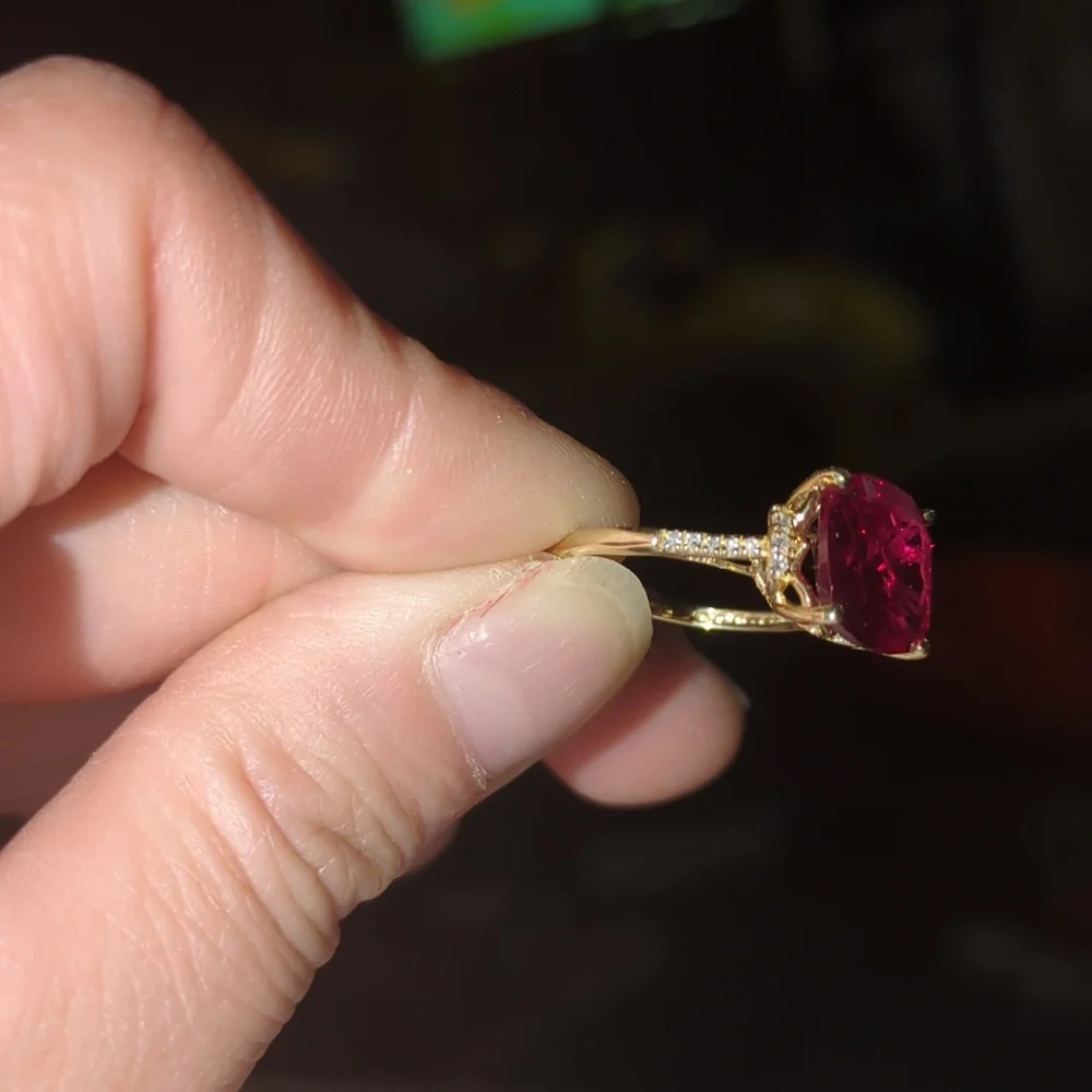 10k ruby ring - Picture 4 of 4